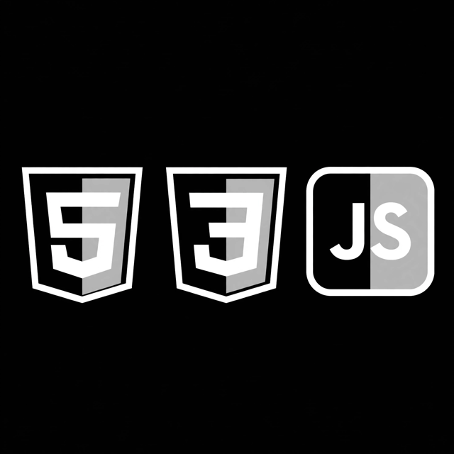 HTML, CSS and JavaScript logo